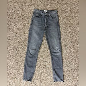 Agolde Gray Skinny Jeans